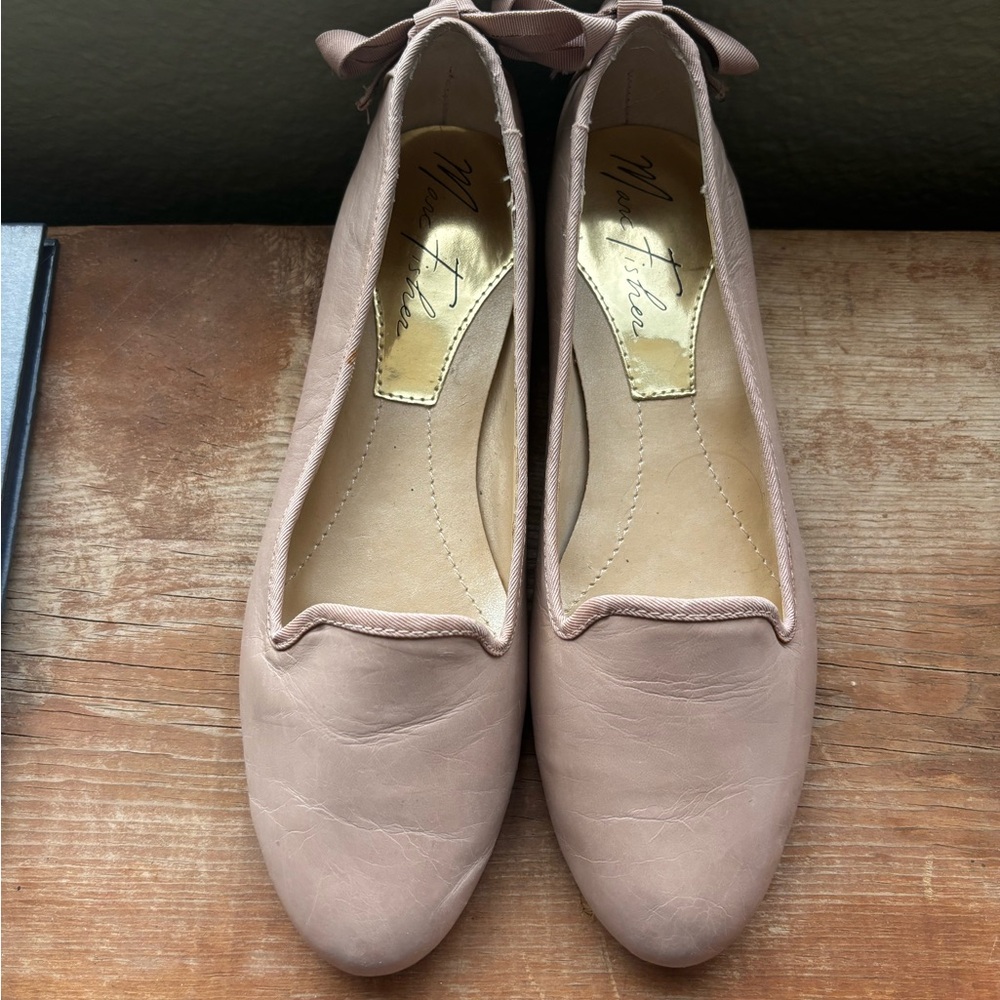 Women bow back flats